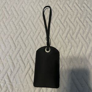 Vera Bradley Black Luggage Tag with Strap